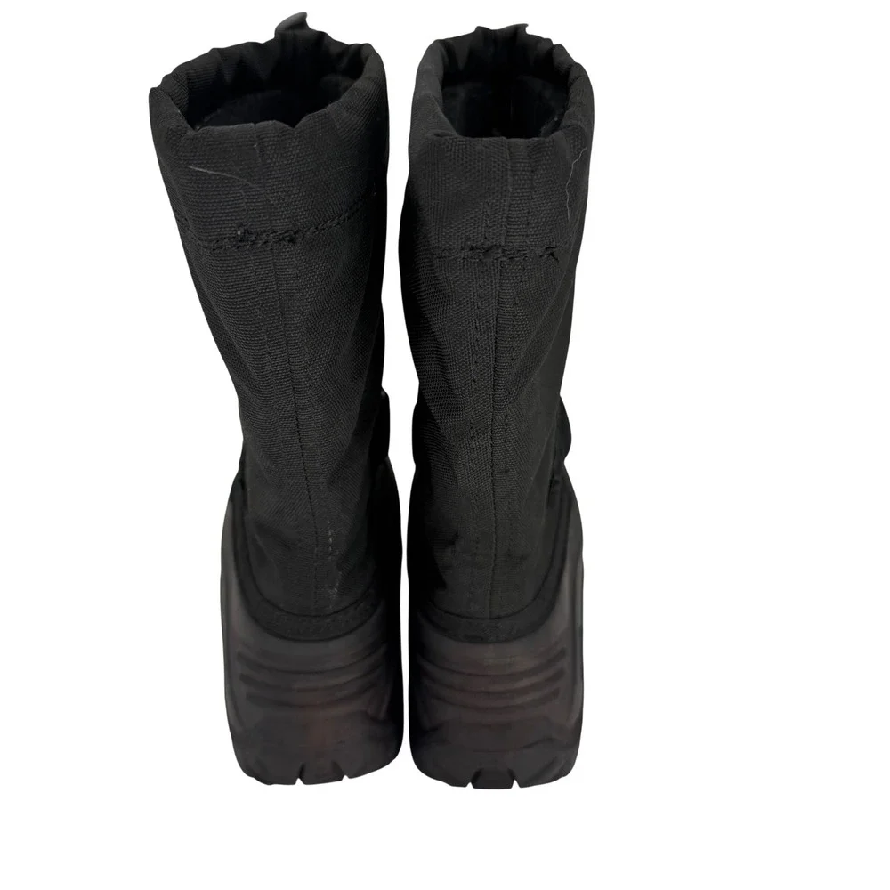 Kamik Kids Waterproof Winter Snow Boots Black Insulated Felt‎ Lined Size 12